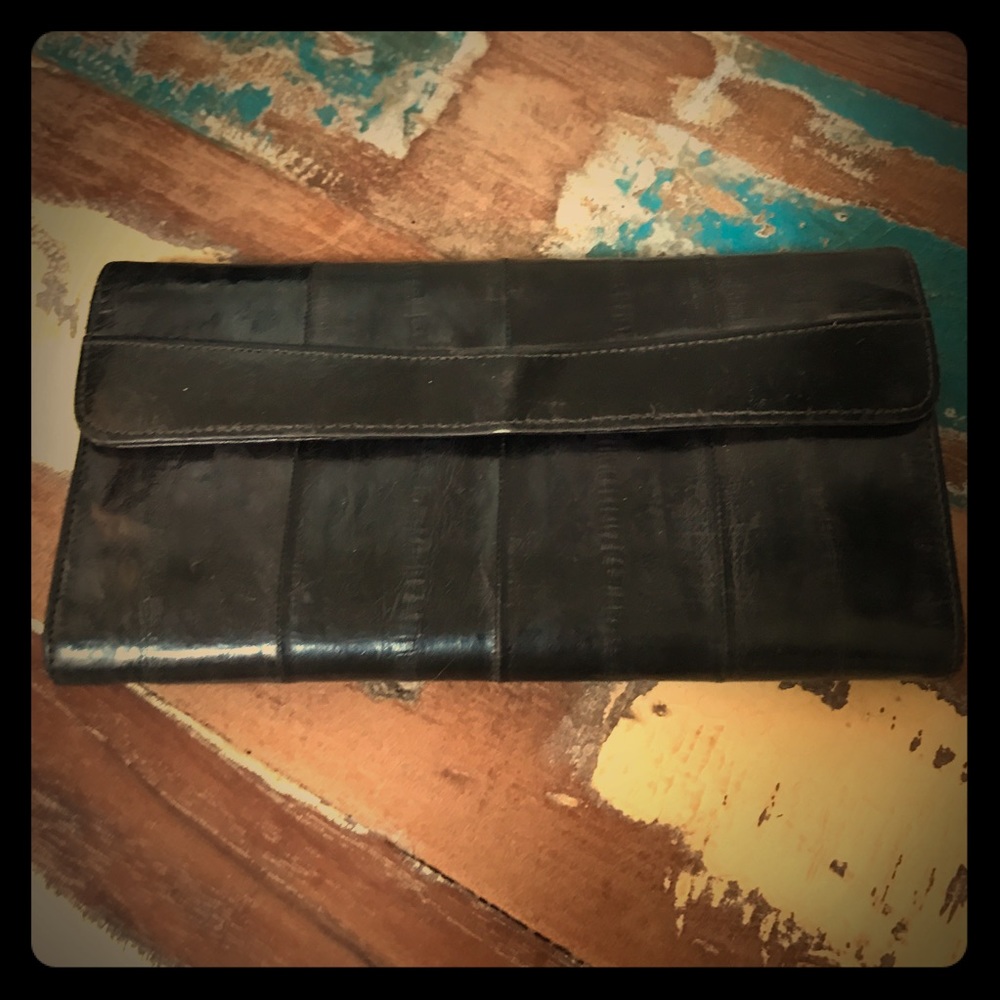 Vintage eel skin wallet